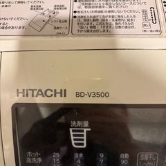 HITACHIドラム式洗濯乾燥機　ビッグドラムの画像
