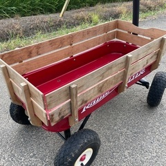 中古 RADIO FLYER キャリーワゴン 中型 赤の画像