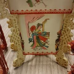 (中古)中国アンティーク ミニチュア行灯セットの画像