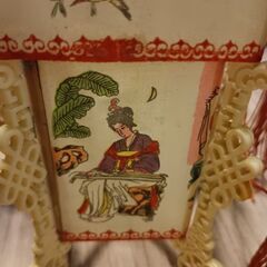 (中古)中国アンティーク ミニチュア行灯セットの画像