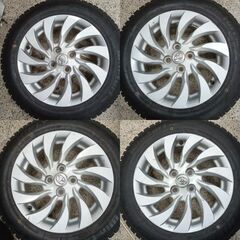 185/60R15 2024年 ほぼ新品ｽﾀｯﾄﾞﾚｽﾀｲﾔ＆ﾄﾖﾀ純正ｱﾙﾐﾎｲｰﾙ4本の画像