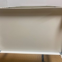 丈夫な【中型／4段】スチールラック(ホワイト)の画像