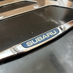 スバル　ナンバーフレームの画像