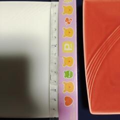 紅白お皿の画像