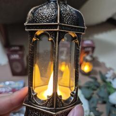 アンティーク風LEDライト×3個(箱あり)の画像