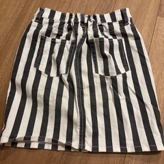 ジーンズ　膝上スカート　　レディースの画像