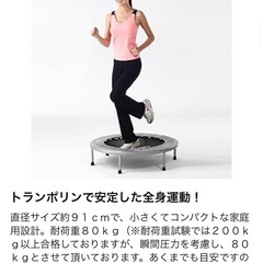 カワセ IRONMAN CLUB　鉄人倶楽部 フォールディングトランポリン IMC-63の画像