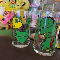 お話し中✴︎レトロポップ　昭和　アデリアグラスの画像