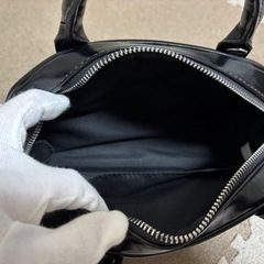 GU ジーユー　ボーリングバッグ　ミニボストンバッグの画像