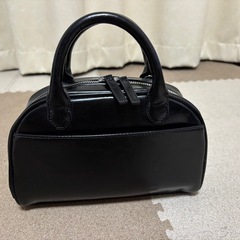 GU ジーユー　ボーリングバッグ　ミニボストンバッグの画像