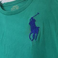 POLO RALPH LAUREN ビッグポニーロンT グリーン Lサイズ 16の画像