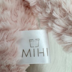 MIHI ピンクウサギ ぬいぐるみ MIHI ふわふわ ファーストトイ 38㎝の画像
