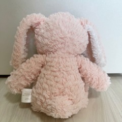 MIHI ピンクウサギ ぬいぐるみ MIHI ふわふわ ファーストトイ 38㎝の画像
