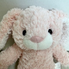 MIHI ピンクウサギ ぬいぐるみ MIHI ふわふわ ファーストトイ 38㎝の画像