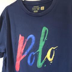 POLO RALPH LAUREN ポロロゴTシャツ ネイビー Lサイズ 160の画像
