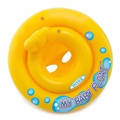 【新品未開封】INTEX 足入れ 背もたれ ベビー浮き輪 67cmの画像
