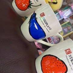 お話し中✴︎昭和レトロ　マグカップ　3個セットの画像
