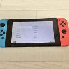 Nintendo Switch ニンテンドースイッチ 本体 ジョイコン ネオンレッド ネオンブルー Joy-Con 任天堂 の画像