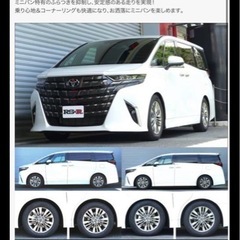 40アルファード RS-R ダウンサスの画像