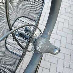 自転車　24インチ　ママチャリ　カギは新品交換しました　ek-623brmedの画像