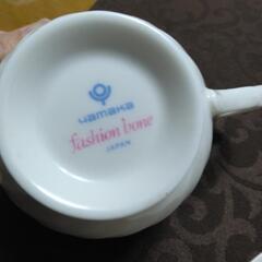 コーヒーカップ２客の画像