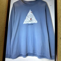 モンベルモンベル長袖Tシャツカットソー吸水速乾ブルー系ポリエステル100%XLの画像
