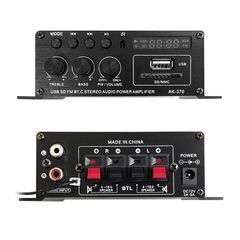ミニオーディオアンプ AK-370 (リモコン付き)の画像