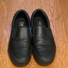ほぼ新品 8/3まで! コンバース レザー スリッポン 26.5cmの画像