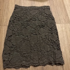 タイトスカート Mサイズ プロポーション　カーキの画像
