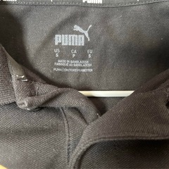 PUMA ポロシャツ　黒の画像