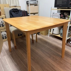 【美品！8/1AM引き取りまで！】ダイニングテーブル( Nコレクション T-01 90 NA)の画像