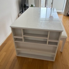 【使用期間4ヶ月美品】ダイニングテーブル＋椅子SETの画像