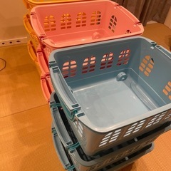 おもちゃ収納バスケット  アイリスオーヤマの画像