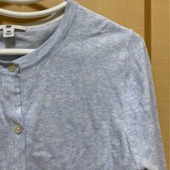 UNIQLO ユニクロ カーディガン　ブルーの画像
