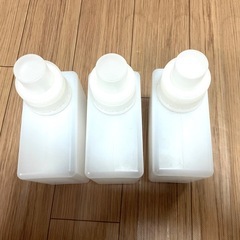 無印 入浴剤用 詰め替えボトル 3個セット 旧タイプ 中古品　の画像
