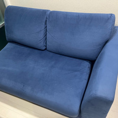 ソファ ブルー 青の画像
