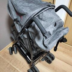 【ほぼ未使用】【美品】2人乗りベビーカー　キンダーワゴン　デュオシティホップ2の画像