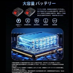 電動草刈り機 草刈機 電動コードレス軽量1.8kg 草刈り機 PSE認証の画像