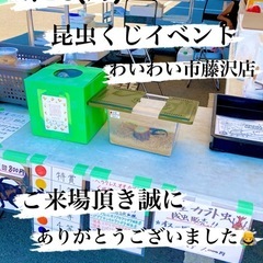 昆虫くじイベント開催✨ご参加感謝御礼申し上げます🙇