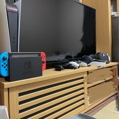 ニトリ テレビボード テレビ台 ローテーブル 棚 120cm 8050814の画像