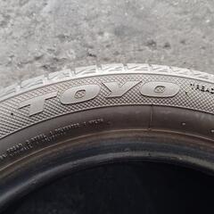 ﾄﾞﾀｷｬﾝ! ﾗｽﾄ出品 165/55R14 トーヨー夏タイヤ 4本セットの画像