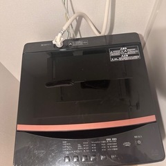 【明日29日早朝優先】洗濯機　アイリスオーヤマ　6kg IAW-T605BL-Bの画像