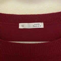 clacer lusso 薄手セーター　サイズLLの画像