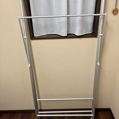 無印良品 洗濯干し　ハンガーラックの画像
