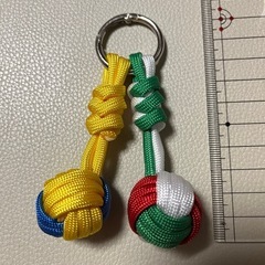 バレーボール　　パラコードストラップの画像