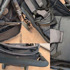 【訳あり/走行良好】Joie 3輪ベビーカー ライトトラックス (未使用レインカバー付)の画像