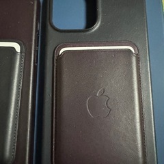    iPhone13promaxレザーケース　レザーウォレット　Apple純正の画像
