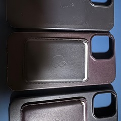    iPhone13promaxレザーケース　レザーウォレット　Apple純正の画像
