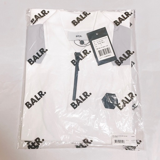 BALR. Q-SERIES REGULAR FIT ポロシャツ　ホワイト　Ｓ