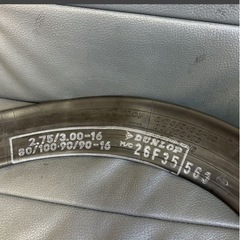 ダンロップ　タイヤチューブ　2.75/3.00-16 80/100・90/90-16 TR4 チューブ バイク タイヤ DUNLOP 未使用品 の画像